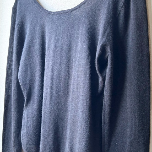 NWT GABRIELA HEARST Black Cashmere Silk Long Sleeve Emily Bodysuit Sz XL - Picture 10 of 16